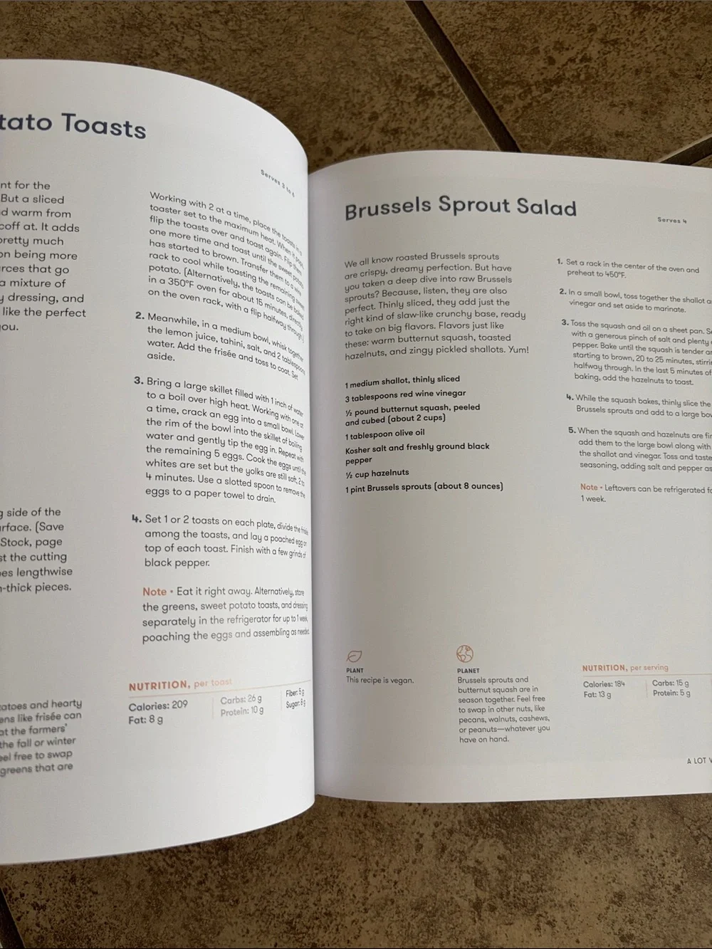 Plant and Planet Hardcover Cookbook
